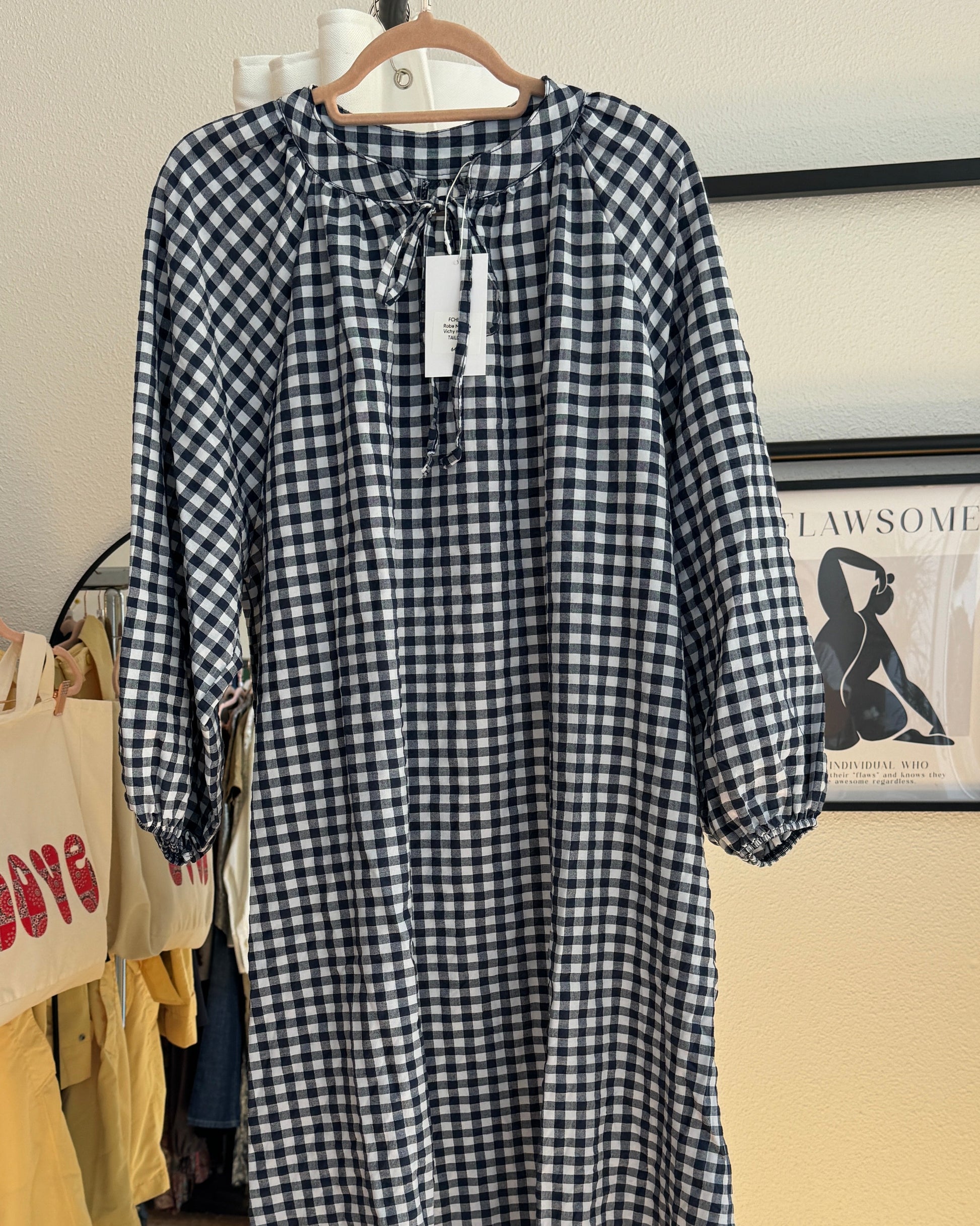 Robe "Matilde" Vichy Marine bis