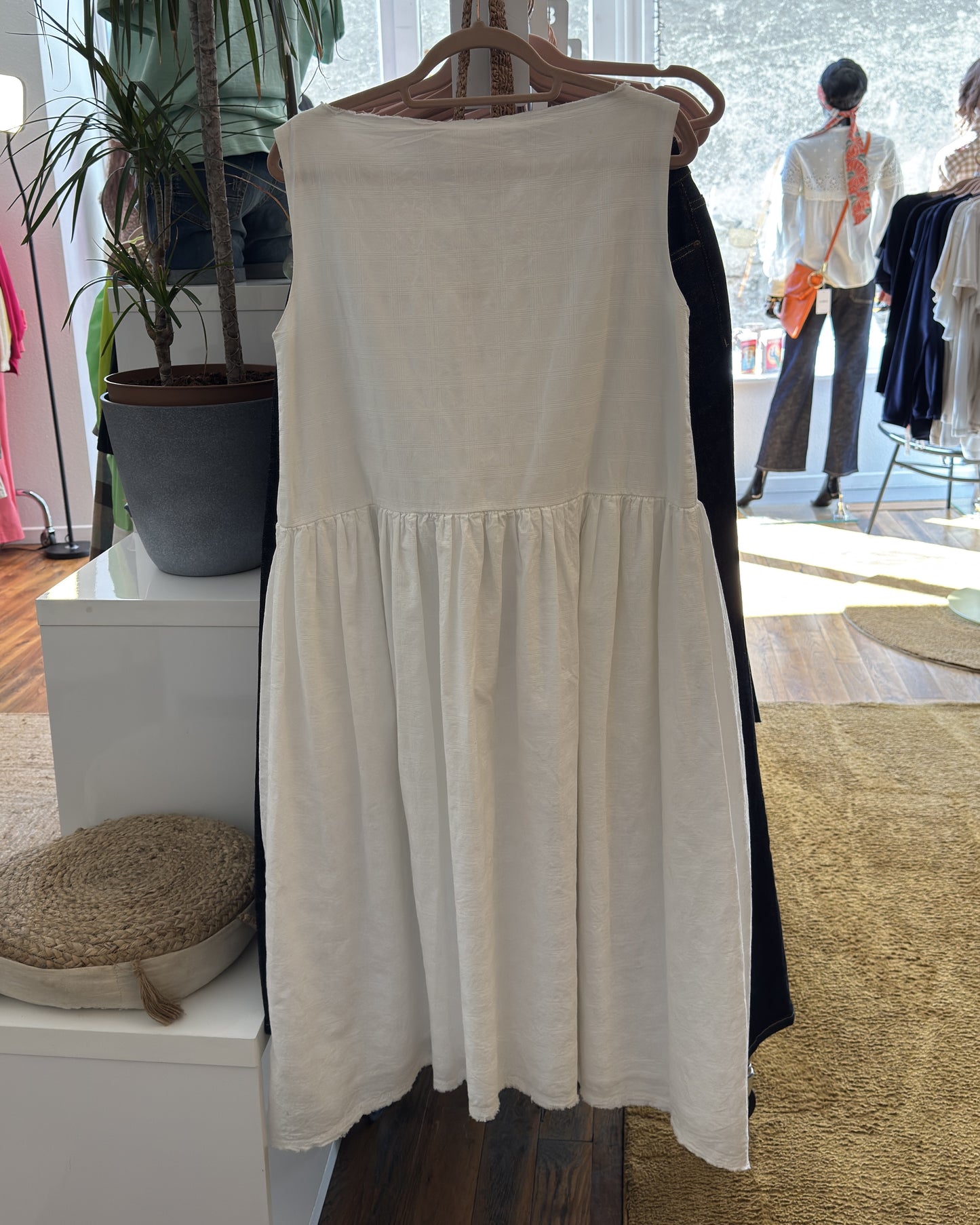Robe midi HANNOH WESSEL Rigoberthe 100% coton T36 dos