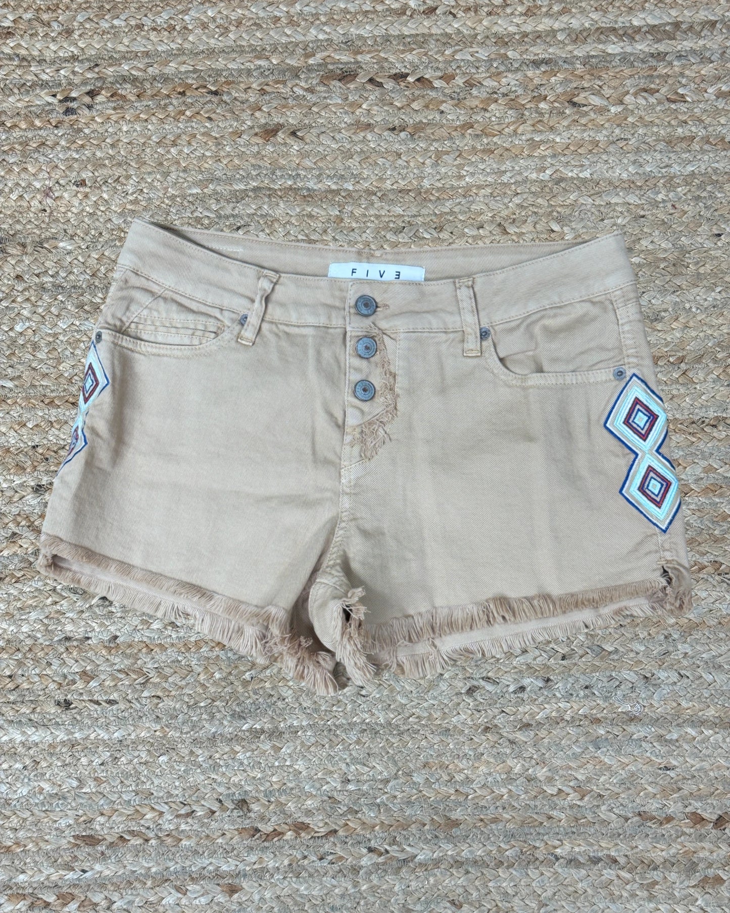 Short Five Jeans Charline beige caramel