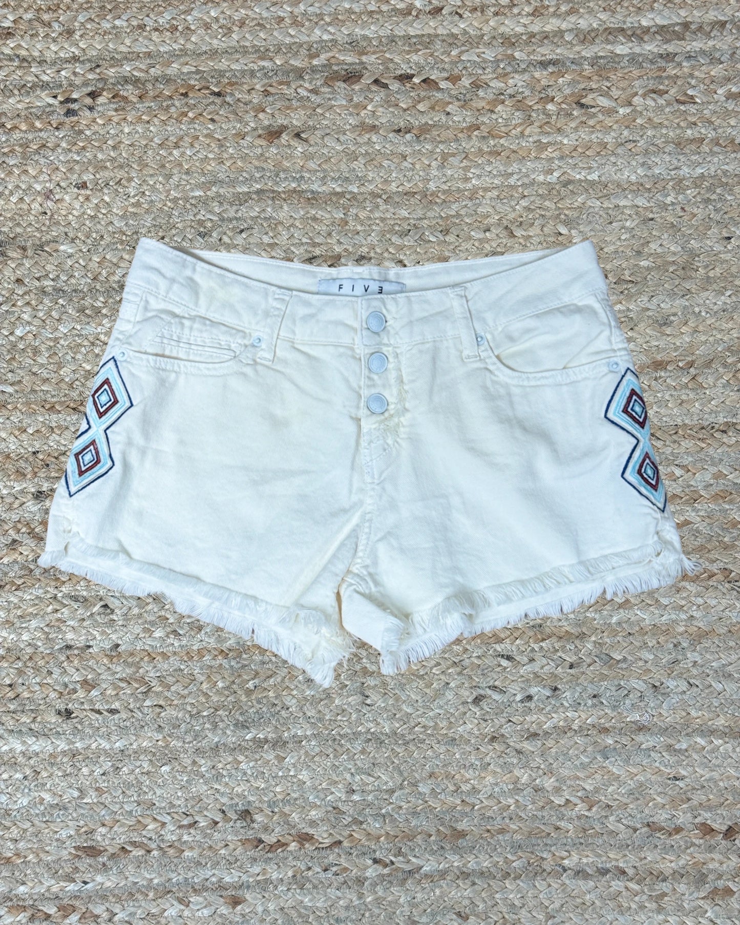 Short Five Jeans Charline Ecru