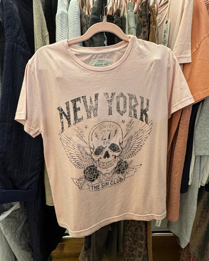 T-shirt BOWERY NYC fabrication artisanale ACID CORAL
