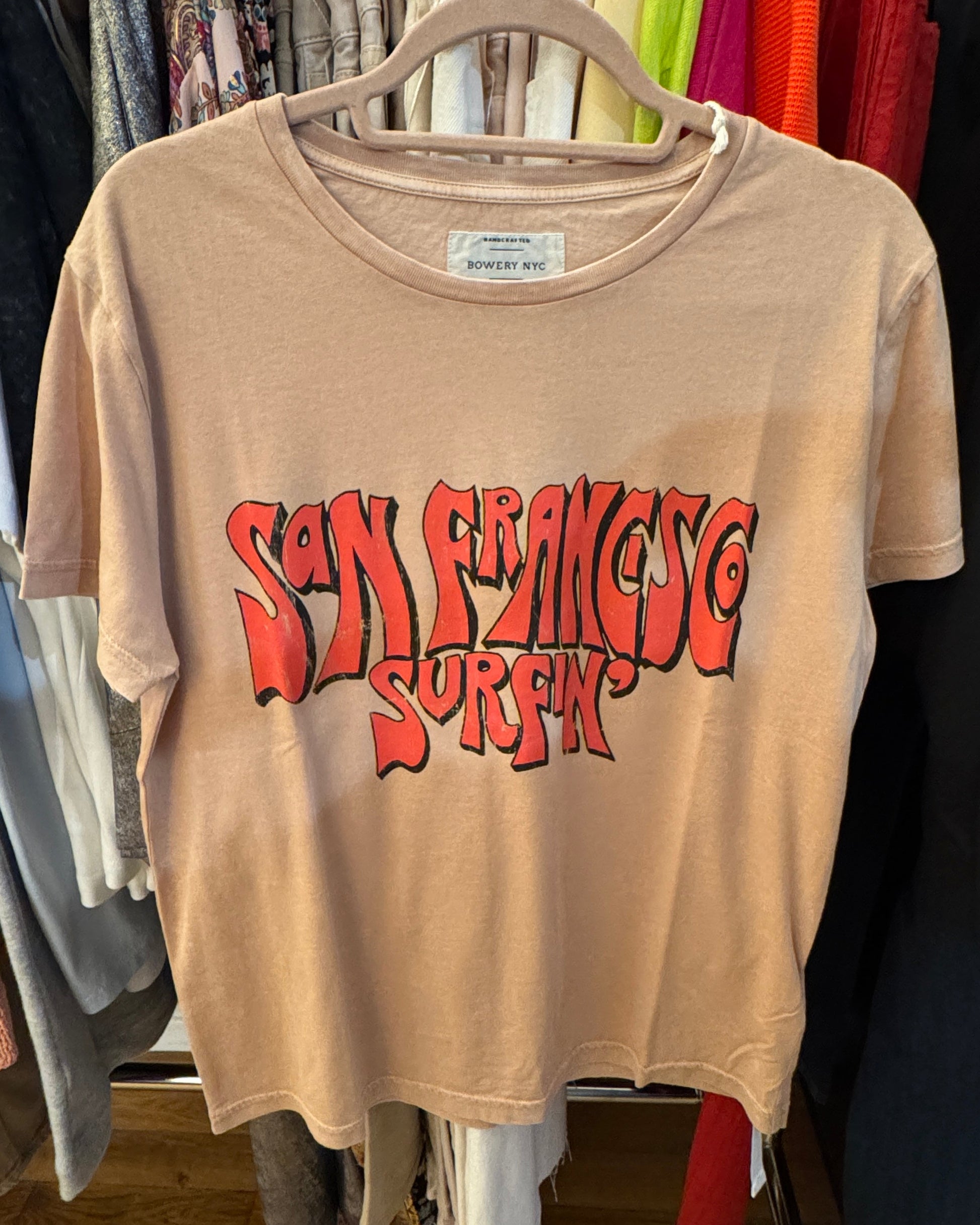 T-shirt BOWERY NYC fabrication artisanale MINERAL ORAGE