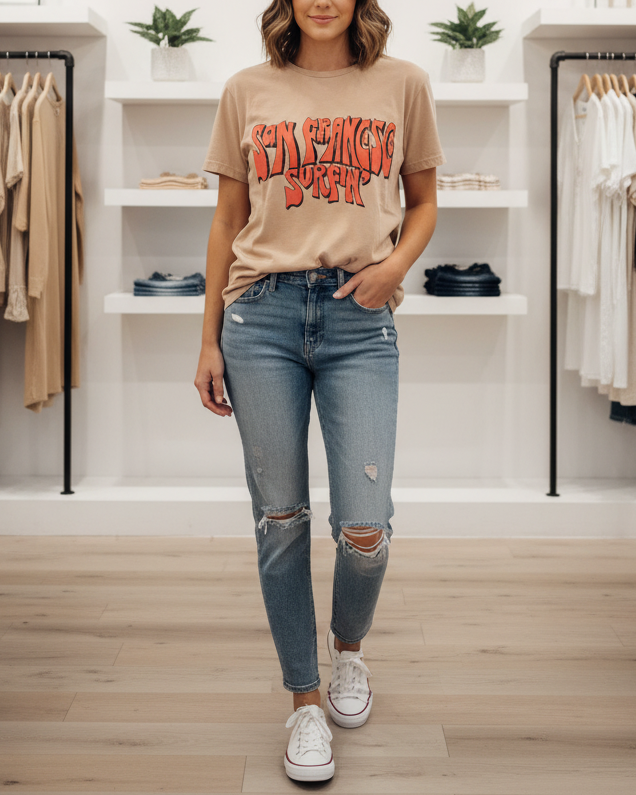 T-shirt BOWERY NYC fabrication artisanale - Div. coloris -Taille L