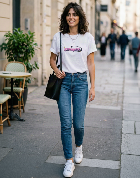 T-shirt "Sarlight Rose" Off White – Salut Beauté