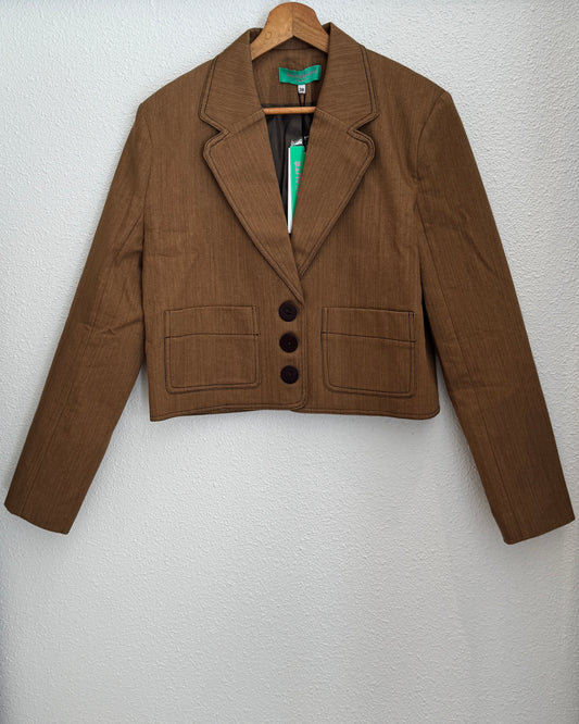 Veste denim camel - the city uniform - Salut Beauté