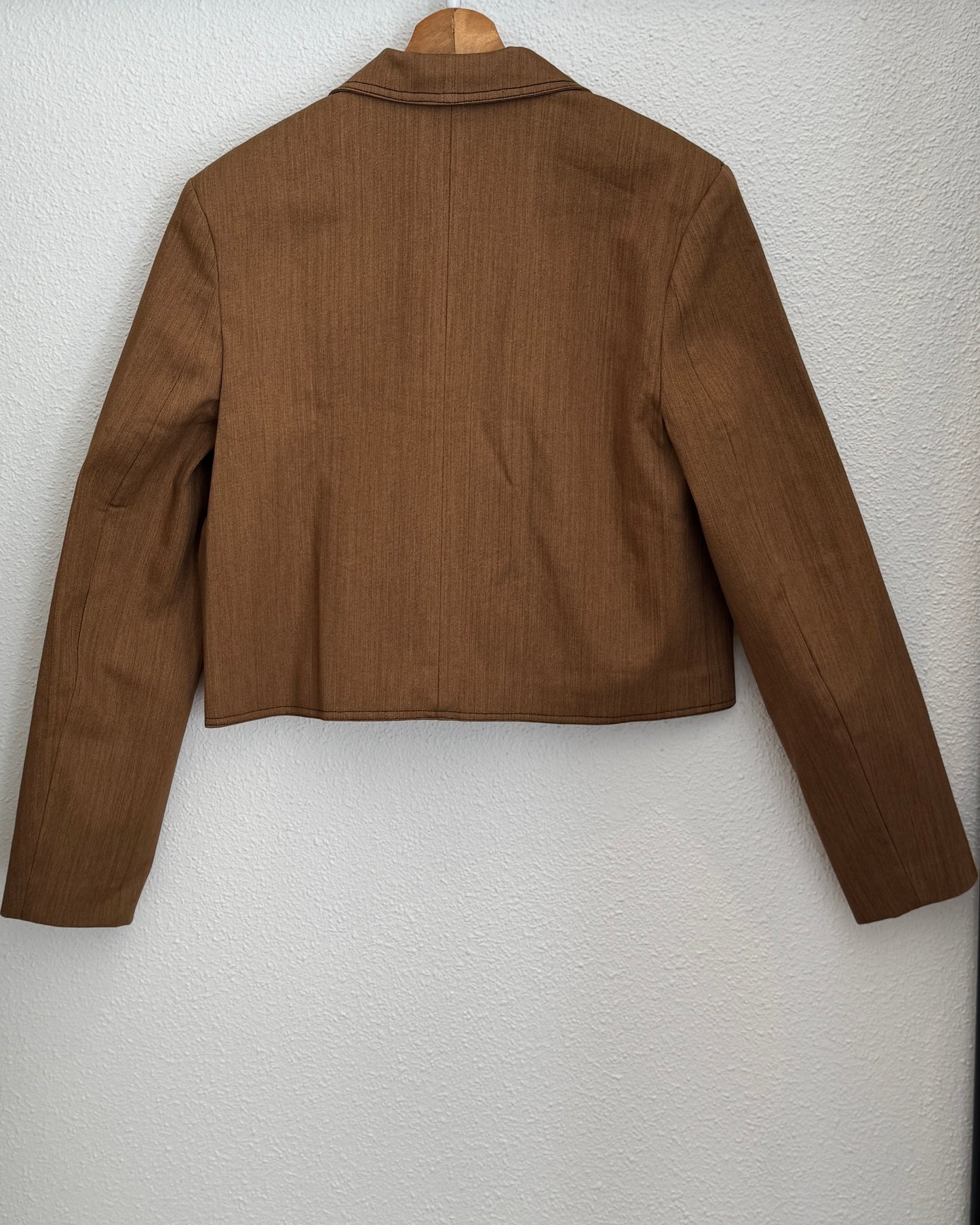 Veste denim camel - the city uniform - Salut Beauté dos