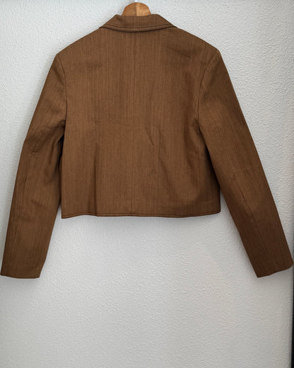 Veste denim camel - the city uniform - Salut Beauté dos