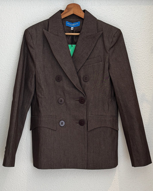 Veste denim marron - the dandy uniform - Salut Beauté