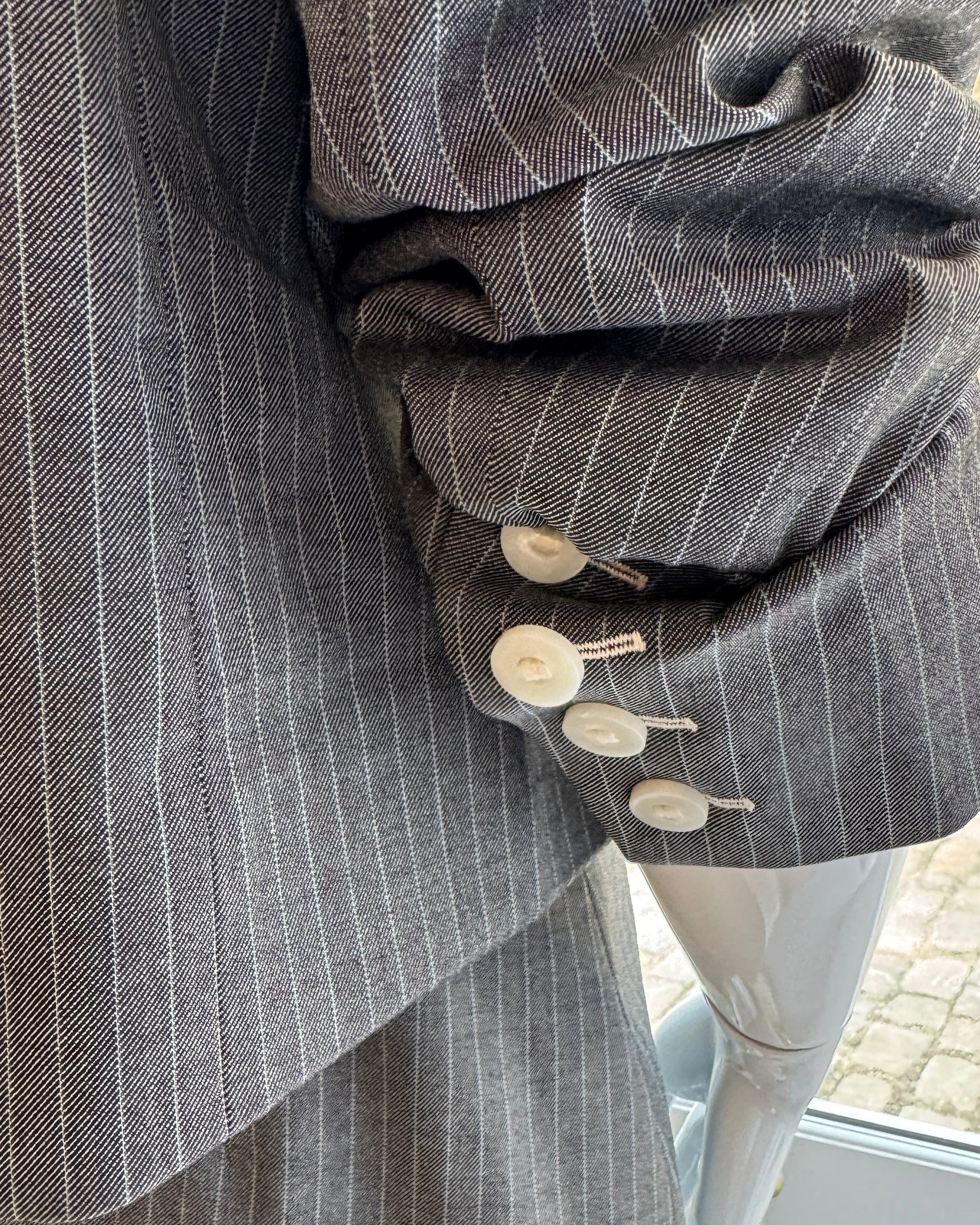 Veste ice grey bi-gout  - the air uniform - Salut Beauté boutons