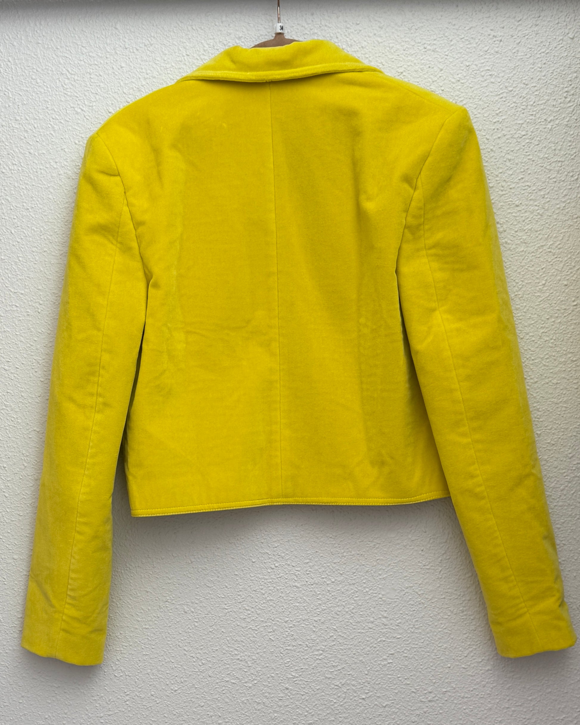 Veste velours jaune - collection the city uniform - Salut Beauté dos