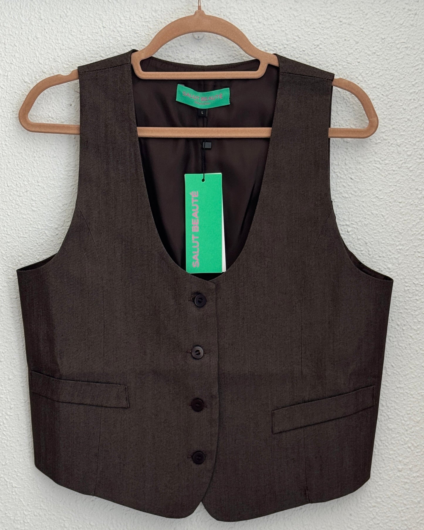 Veston Denim Marron – The Dandy Uniform – Salut Beauté
