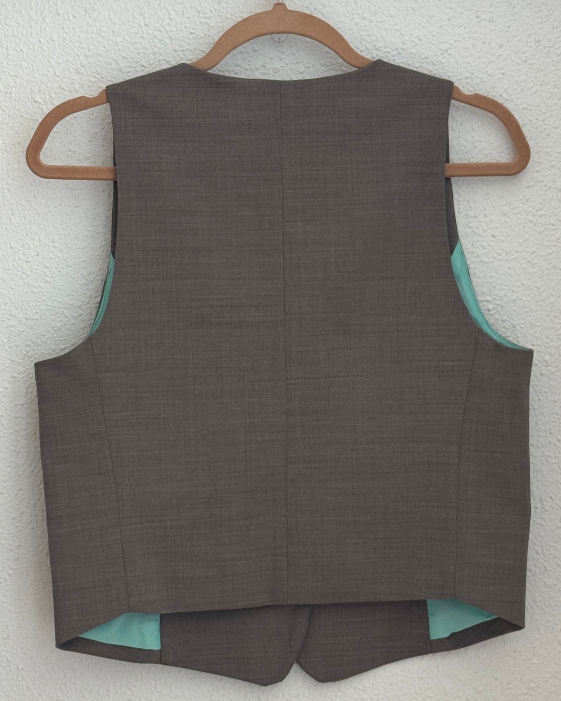 Veston beige gris - Salut Beauté dos