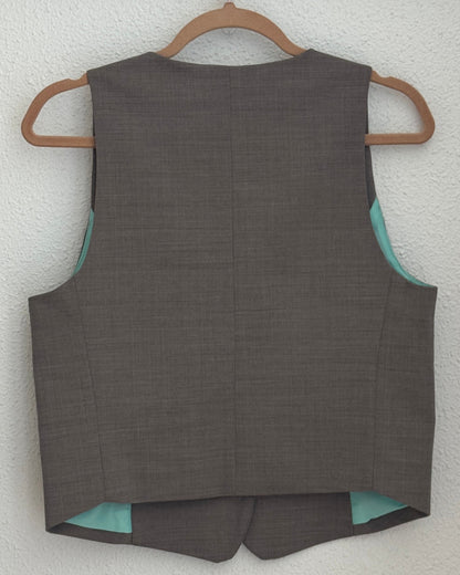 Veston beige gris - Salut Beauté dos