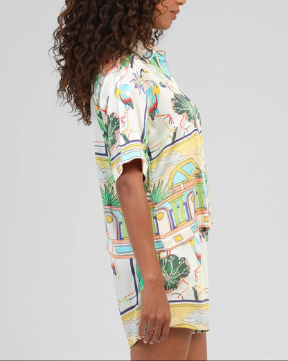 CHEMISE SILVALY Naturalia ciel - An'ge