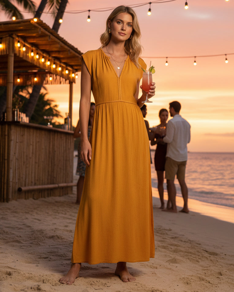Robe Longue Owestina Soleil – An'ge