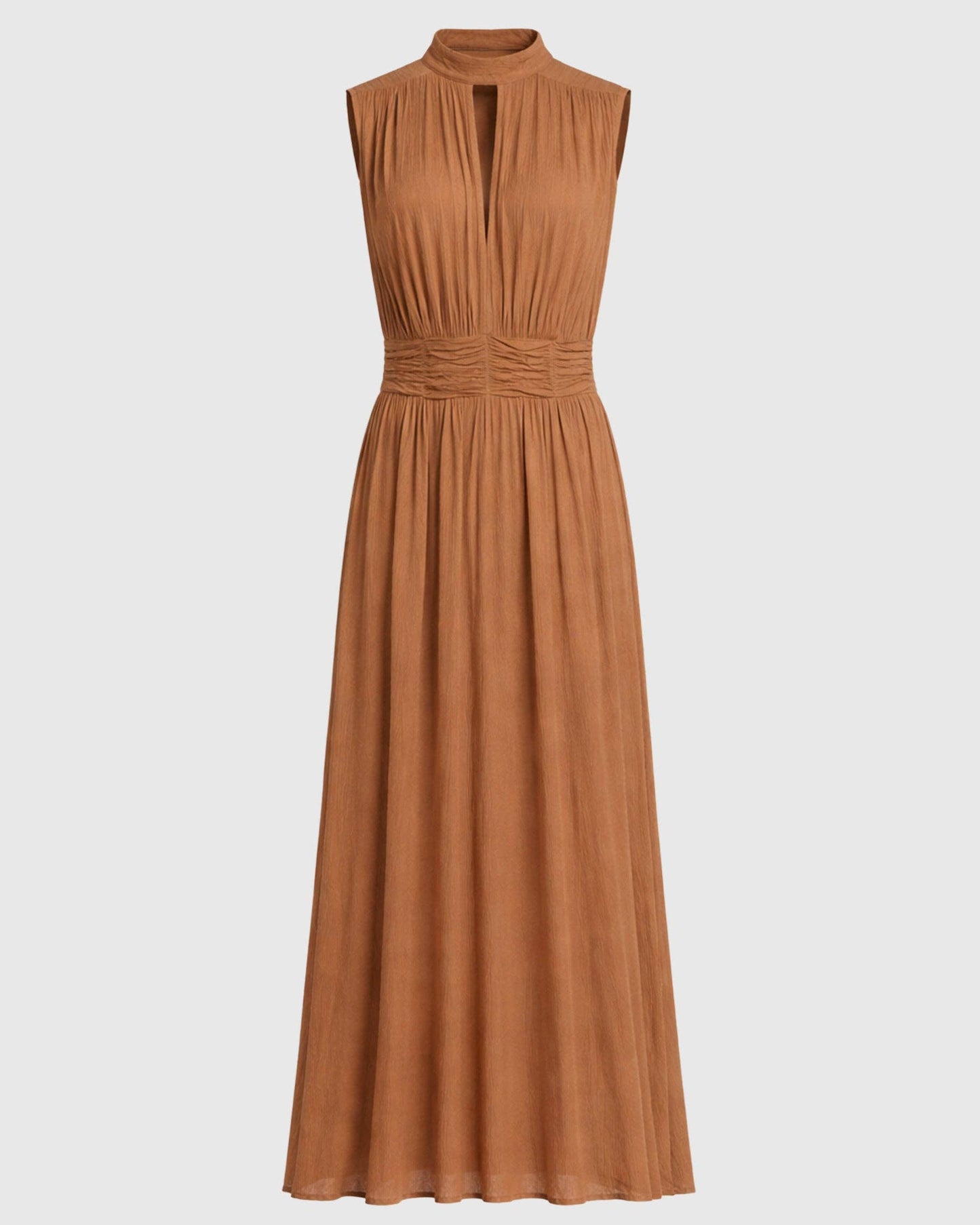 Robe Longue Orlany Marron – An'ge