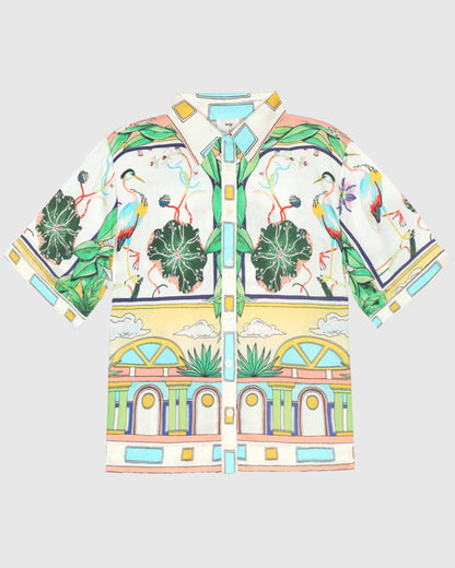 CHEMISE SILVALY Naturalia ciel - An'ge
